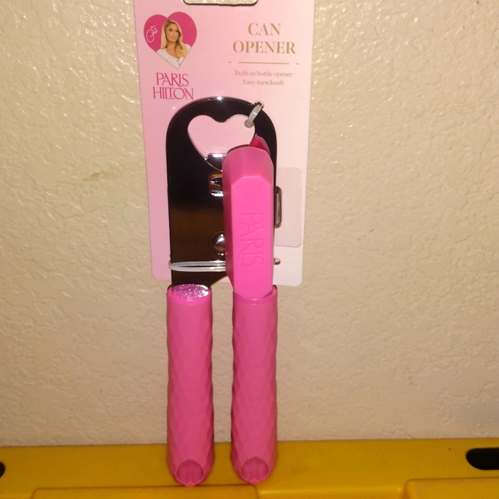 PARIS HILTON CAN OPENER WITH BOTTLE OPENER PINK PARIS HILTON BOTTLE OPENER X2 - Picture 4 of 7